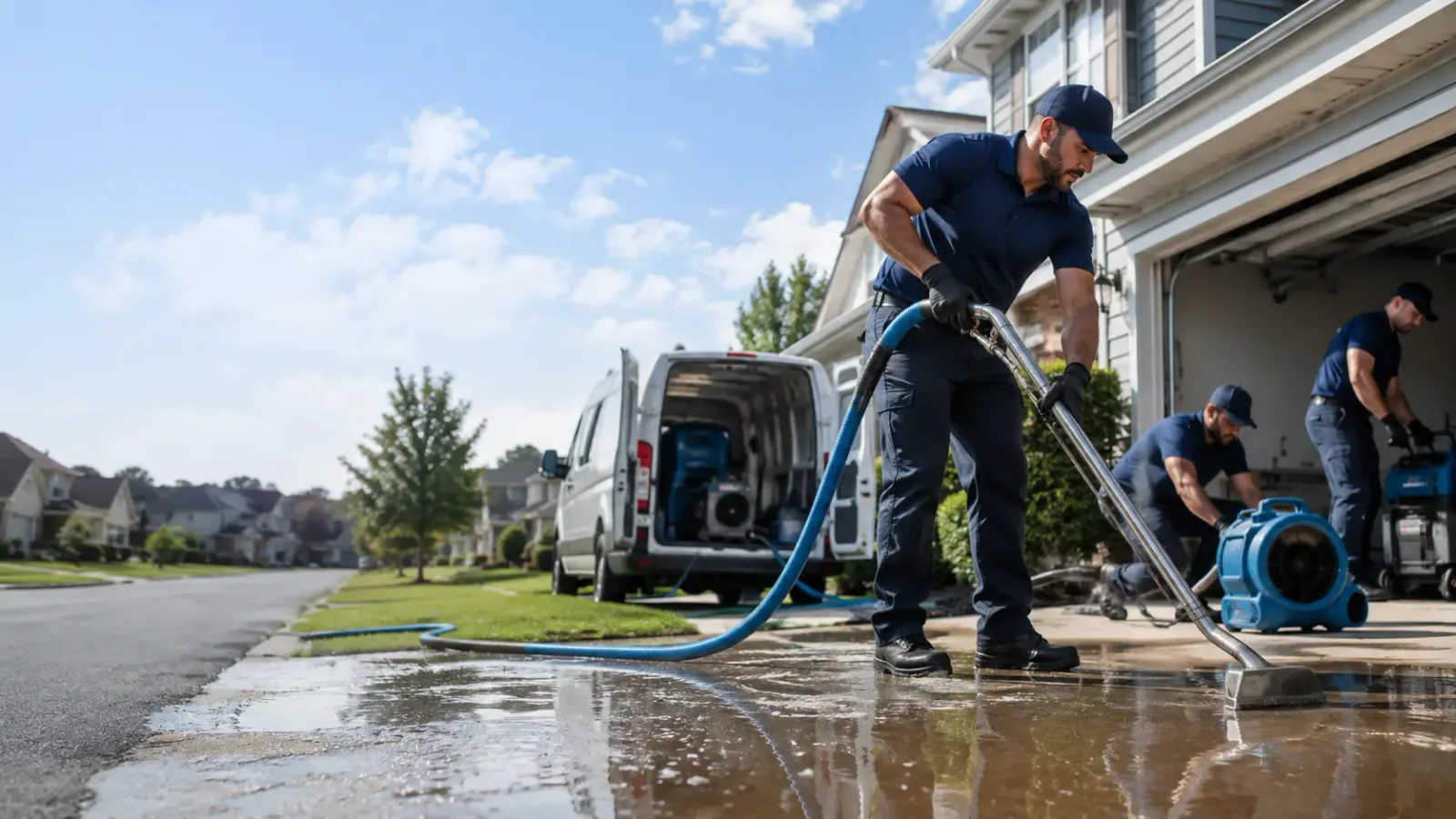 Flood Damage Restoration in Left Hand, WV